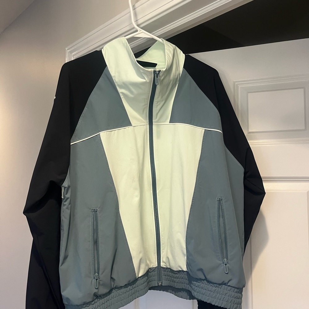 Under Armour Women's Black and Slate Gray Bomber Jacket